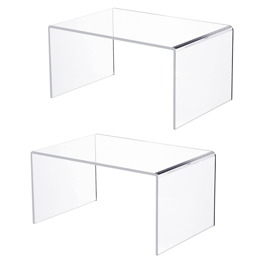 Extra Large Clear Acrylic Display Risers, 9 in, 5 mm Thick, Pack of 2 – view 2
