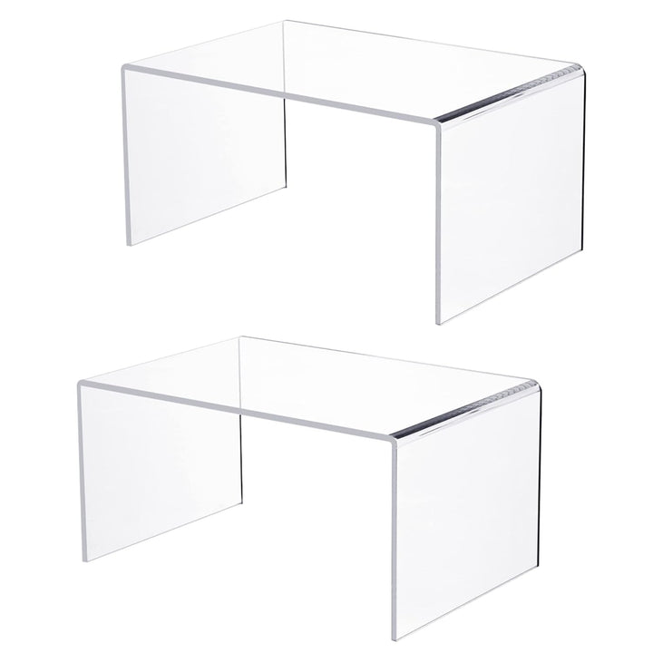 Extra Large Clear Acrylic Display Risers, 9 in, 5 mm Thick, Pack of 2 – view 2