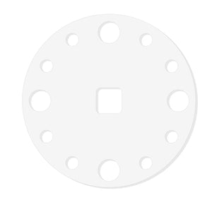 Acrylic Clock Face Router Template, 12" Circle – Yosham