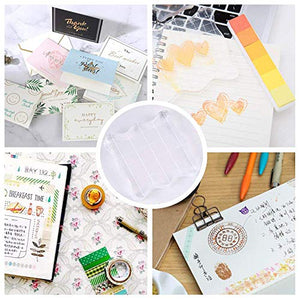 Clear Acrylic Stamp Blocks with Grid, 3-Piece Set – Yosham