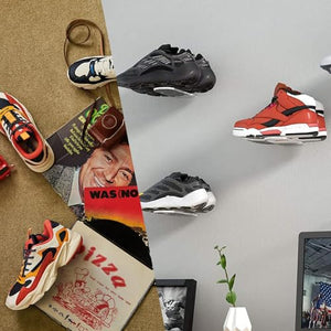 Acrylic Floating Shoe Display Wall Shelves, 6-Pack – Yosham