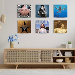 7-Inch Acrylic Vinyl Record Wall Shelves, 8-Pack – Yosham