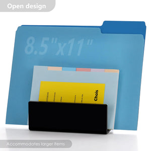 Black Acrylic Desk Mail & File Organizer – Yosham