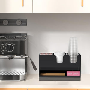 2-Tier Acrylic Coffee Cup & Condiment Organizer – Yosham