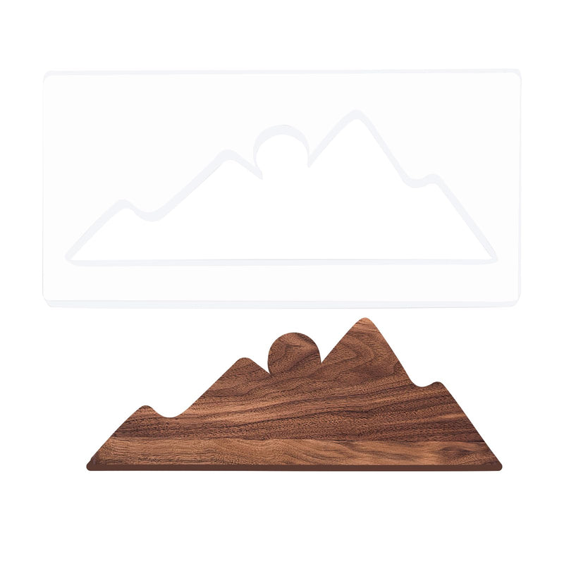 Acrylic Sunset Mountain Router Inlay Template – Yosham