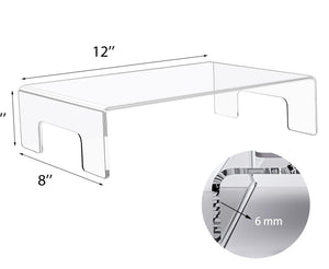 6mm Clear Acrylic Display Riser with Handles – Yosham
