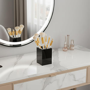 Black Acrylic Pen & Brush Holder, Set of 2 – Yosham