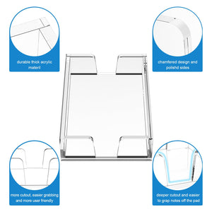 Clear Acrylic Sticky Note Dispenser, 4x6 in – Yosham