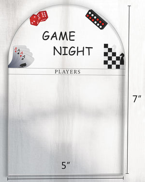 Personalized Acrylic Game Score Board – Yosham