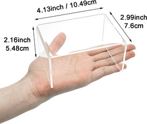Clear Acrylic Rectangular Display Risers, 6 Pcs – Yosham