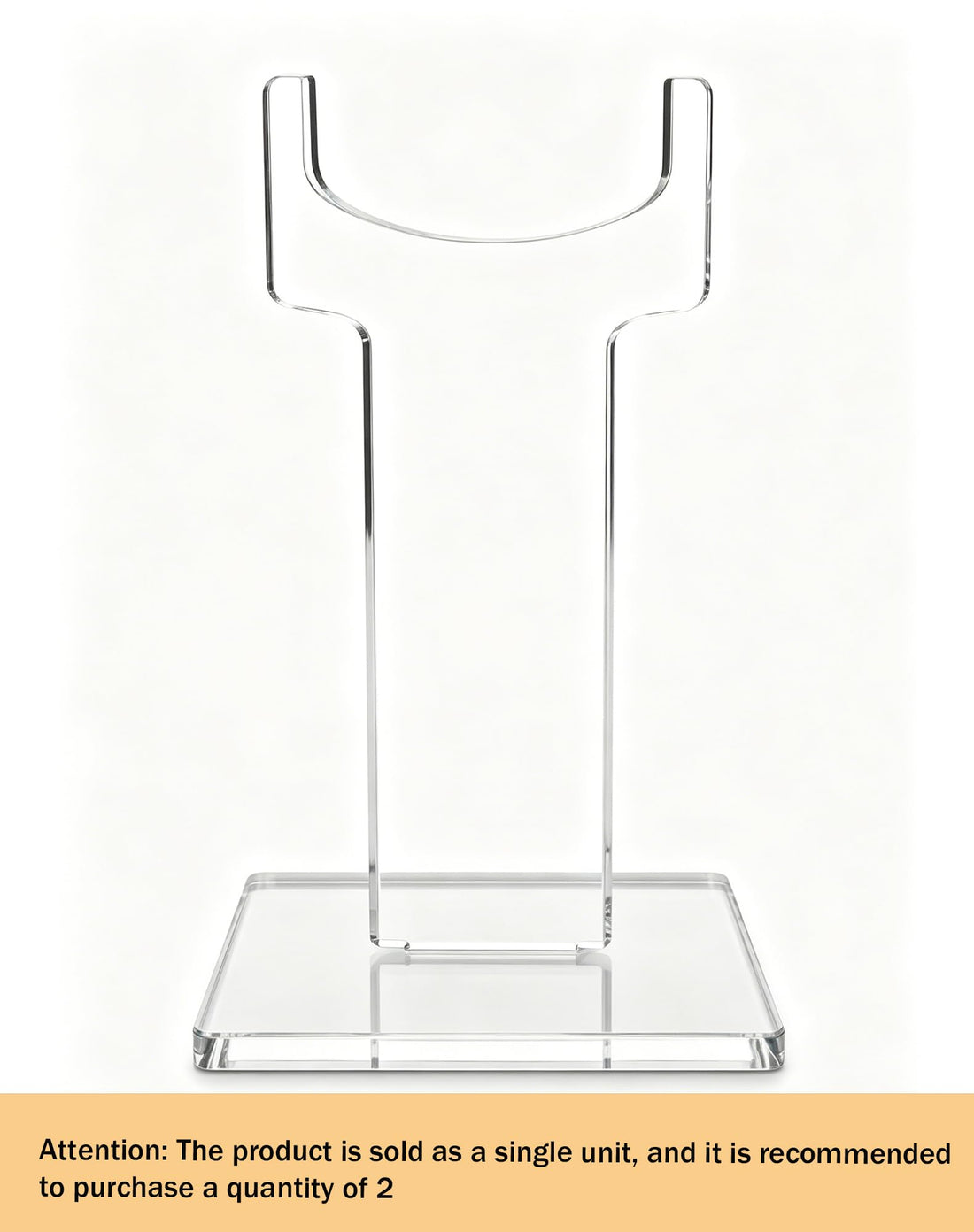 Clear Acrylic Rifle Display Stand, 10-Inch – view 5