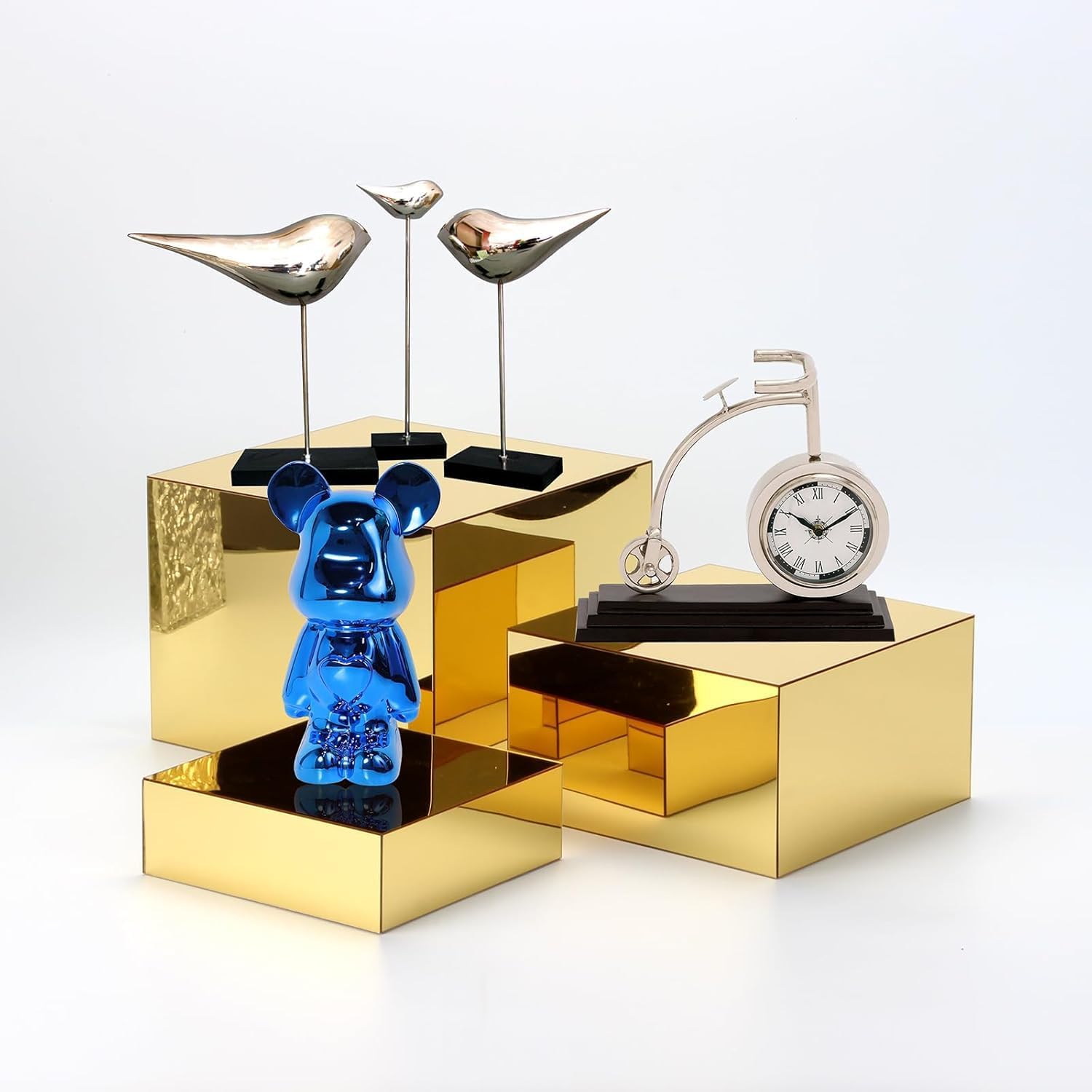 Gold Acrylic Nesting Cube Risers, Set of 3 – view 5