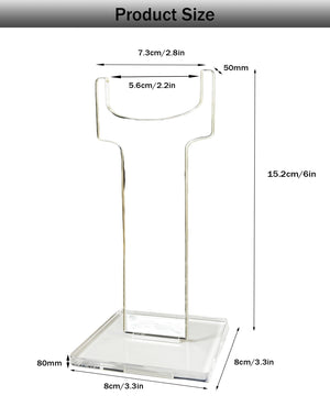 Clear Acrylic Rifle Display Stand, 6-Inch – Yosham