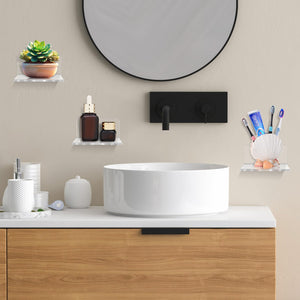 Clear Acrylic Mini Floating Wall Shelf – Yosham