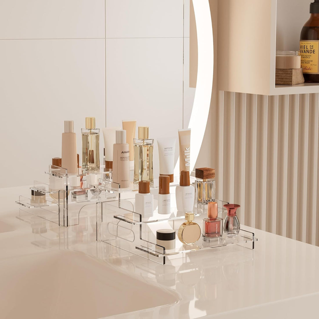 Clear Acrylic 3-Tier Display Shelf, Small – view 8