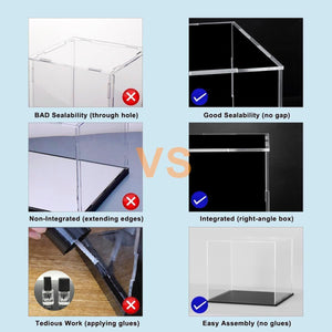 Clear Acrylic Display Box, 10.6x8x2.4 Inch – Yosham