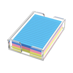 Clear Acrylic Sticky Note Dispenser, 4x6 in – Yosham
