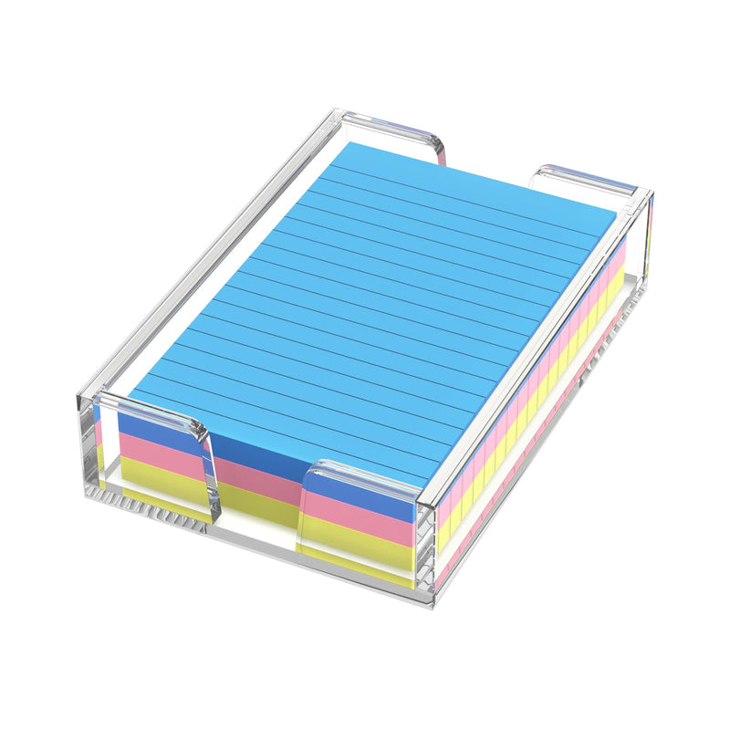 Clear Acrylic Sticky Note Dispenser, 4x6 in – Yosham