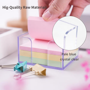 Clear Acrylic Sticky Note Holder, 3x3 – Yosham