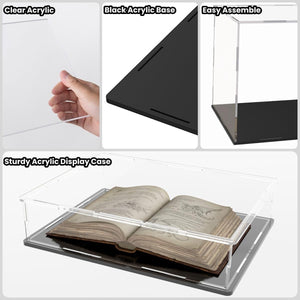Clear Acrylic Display Box, 10.6x8x2.4 Inch – Yosham
