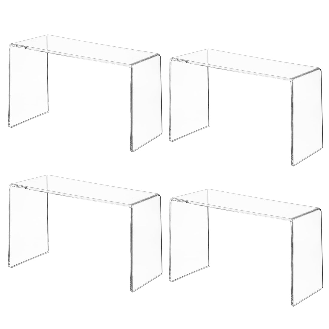 Clear Acrylic Display Risers, 9.2 × 3 × 5 in, Pack of 4 – view 3