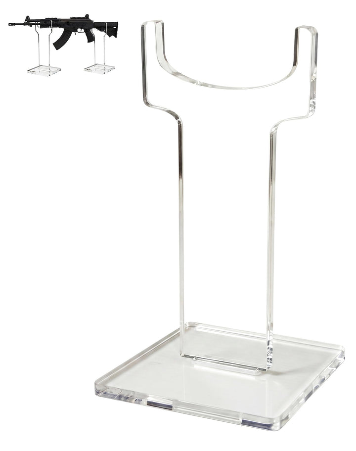 Clear Acrylic Rifle Display Stand, 10-Inch