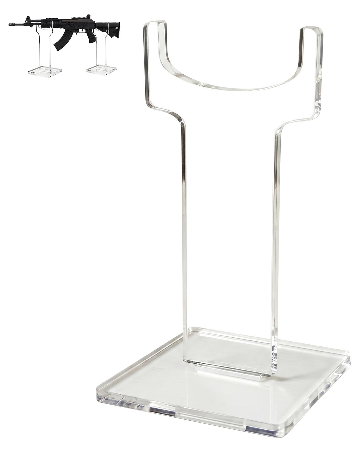 Clear Acrylic Rifle Display Stand, 10-Inch – Yosham