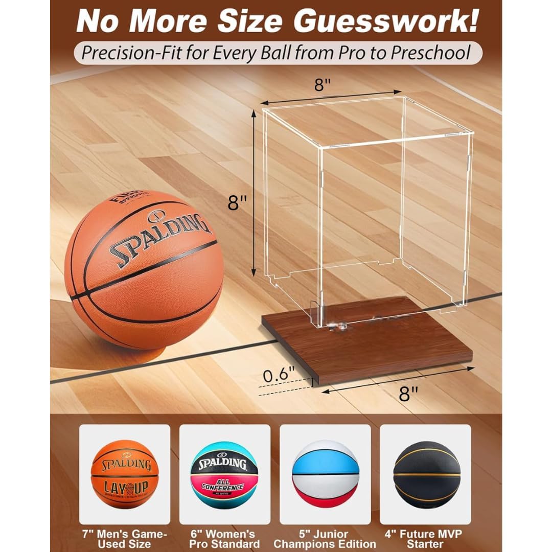 Clear Acrylic Display Case — display stand 8*8*8 – view 2