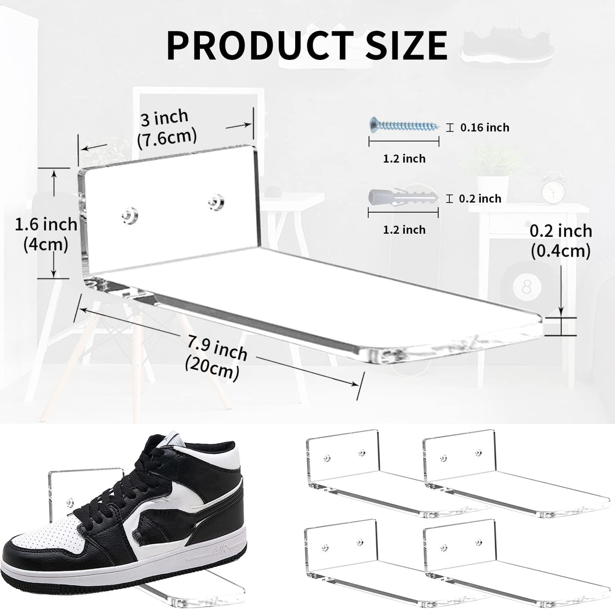 Sized for sneakers