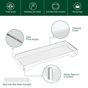 Acrylic Keyboard Dust Cover, Cat-Proof, 2-Pack – Yosham