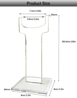 Clear Acrylic Rifle Display Stand, 10-Inch – Yosham