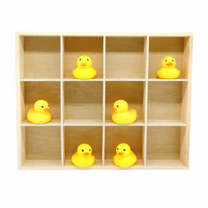 Wooden 12-Compartment Storage & Display Box – Yosham