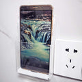 Clear Acrylic Wall-Mount Phone & Remote Holder, 1 Slot