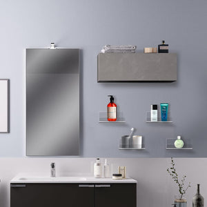 Clear Acrylic Wall Shelves, L-Shape, Set of 4 – Yosham