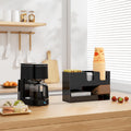 Black Acrylic 2-Tier Cup & Condiment Organizer
