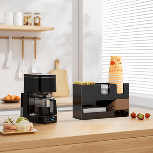 2-Tier Acrylic Coffee Cup & Condiment Organizer – Yosham