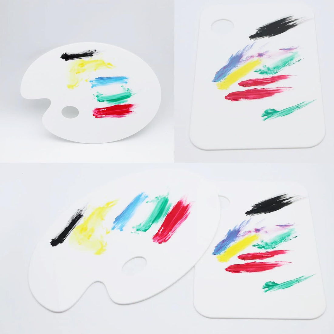 Acrylic Paint Palettes with Thumbhole, 4-Piece Set – view 3