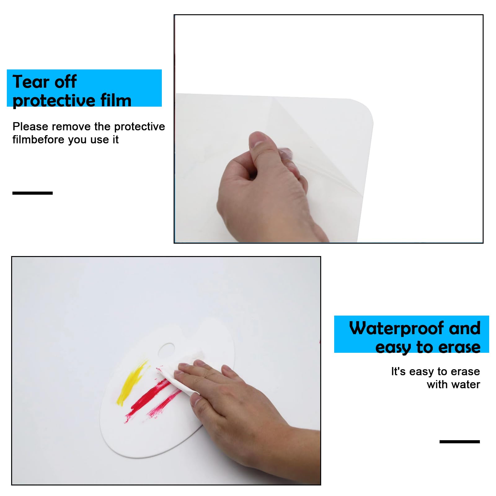 Acrylic Paint Palettes with Thumbhole, 4-Piece Set – view 4