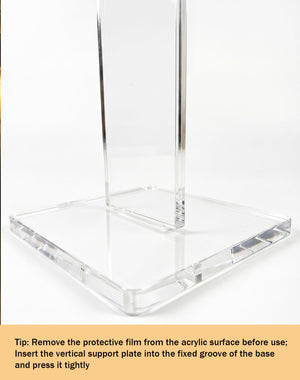 Clear Acrylic Rifle Display Stand, 6-Inch – Yosham