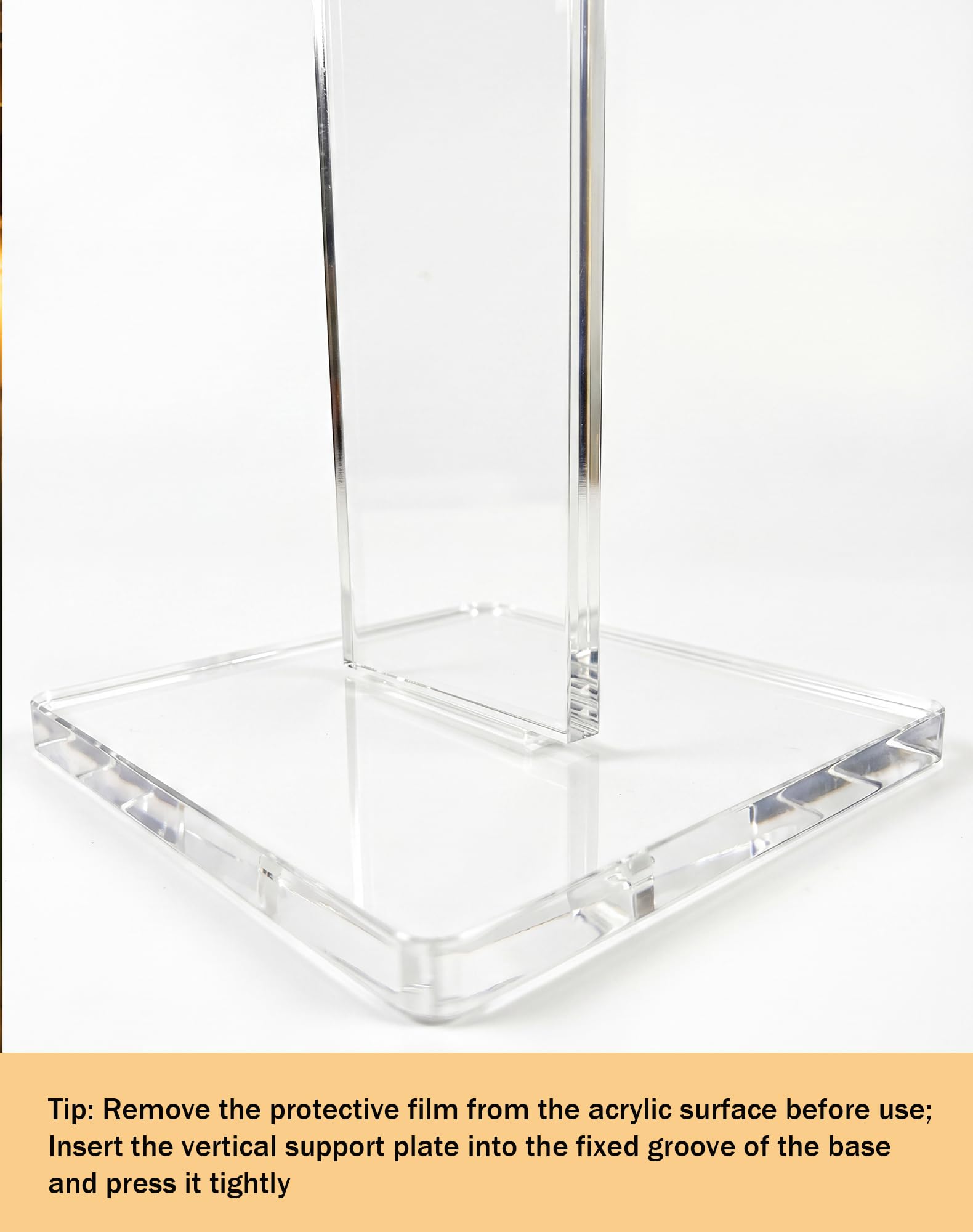 Clear Acrylic Rifle Display Stand, 10-Inch – view 6