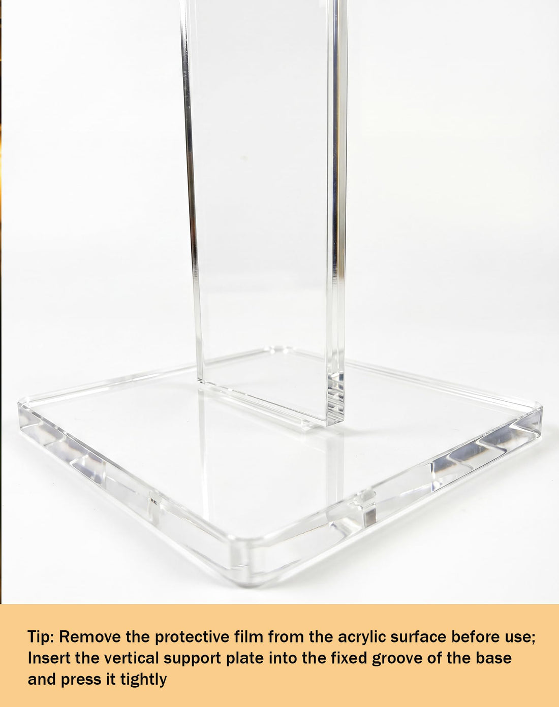 Clear Acrylic Rifle Display Stand, 10-Inch – view 6