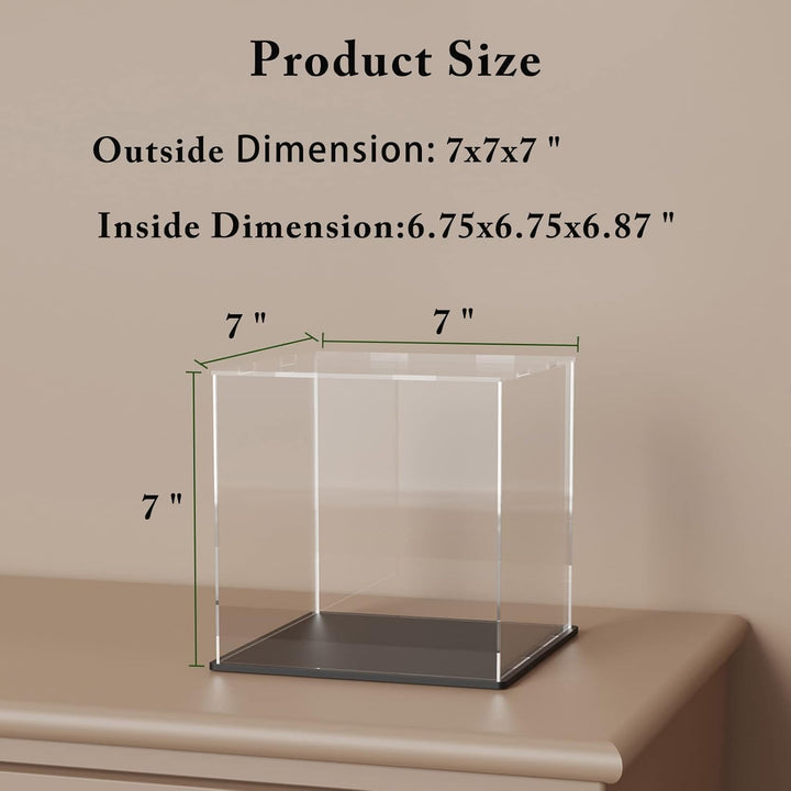 Clear Acrylic Display Case — display stand 7*7 – view 2