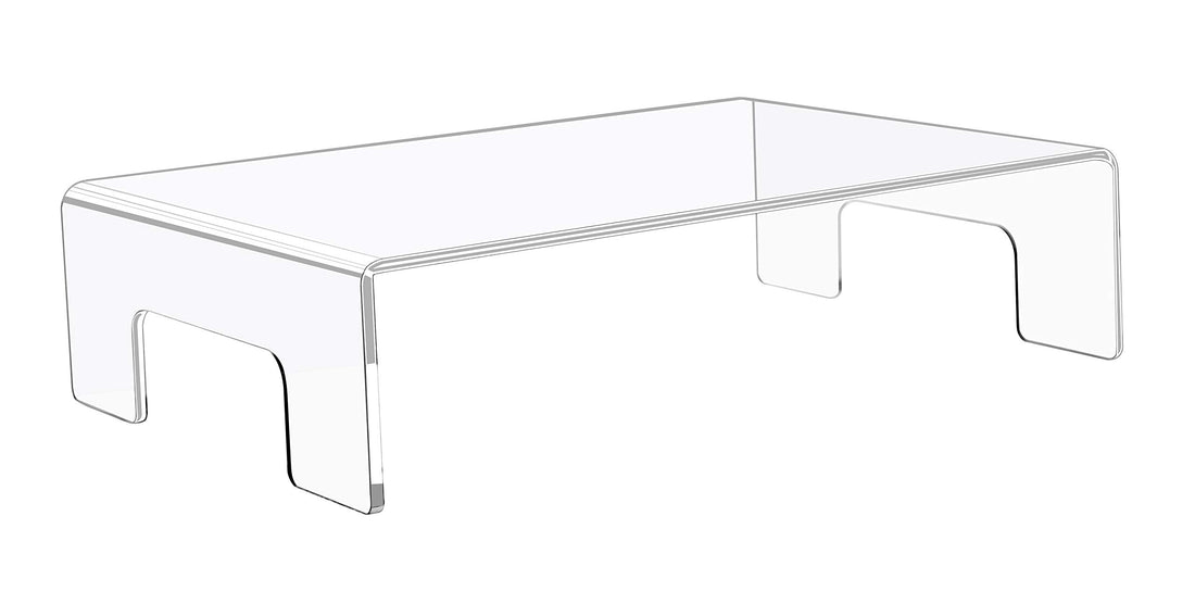 Clear Acrylic Display Riser, 12 × 8 × 3 in, 6 mm Thick – view 2