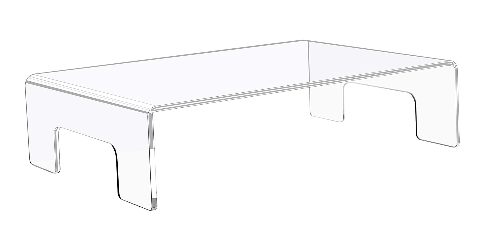 6mm Clear Acrylic Display Riser with Handles – Yosham