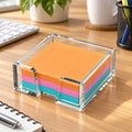 Clear Acrylic U-Cutout Sticky Note Tray for 3×3 in Notes