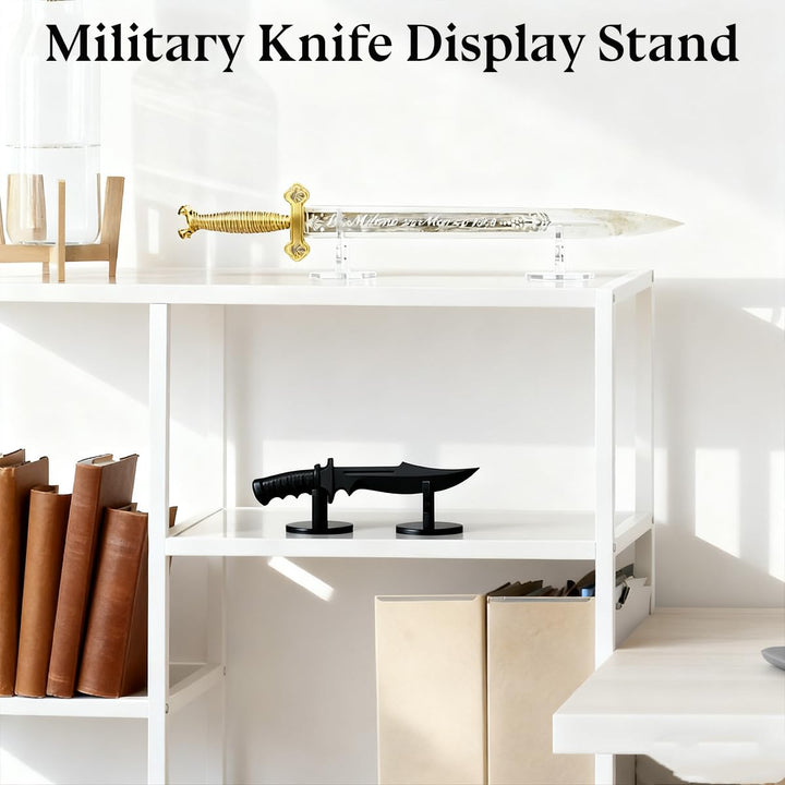 Clear Acrylic Knife Display Stand, Set of 2 – view 2