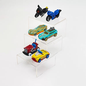 Clear Acrylic Rectangular Display Risers, 6 Pcs – Yosham