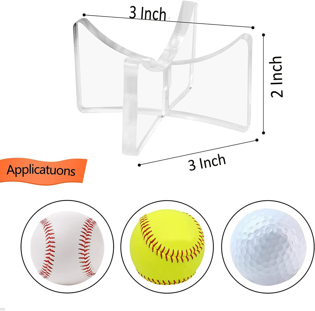 Acrylic Sports Ball Display Stand — 2 Pack — 4 PACK – view 2