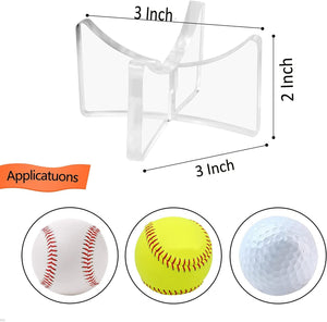 Acrylic Sports Ball Display Stand, 2-Pack – Yosham