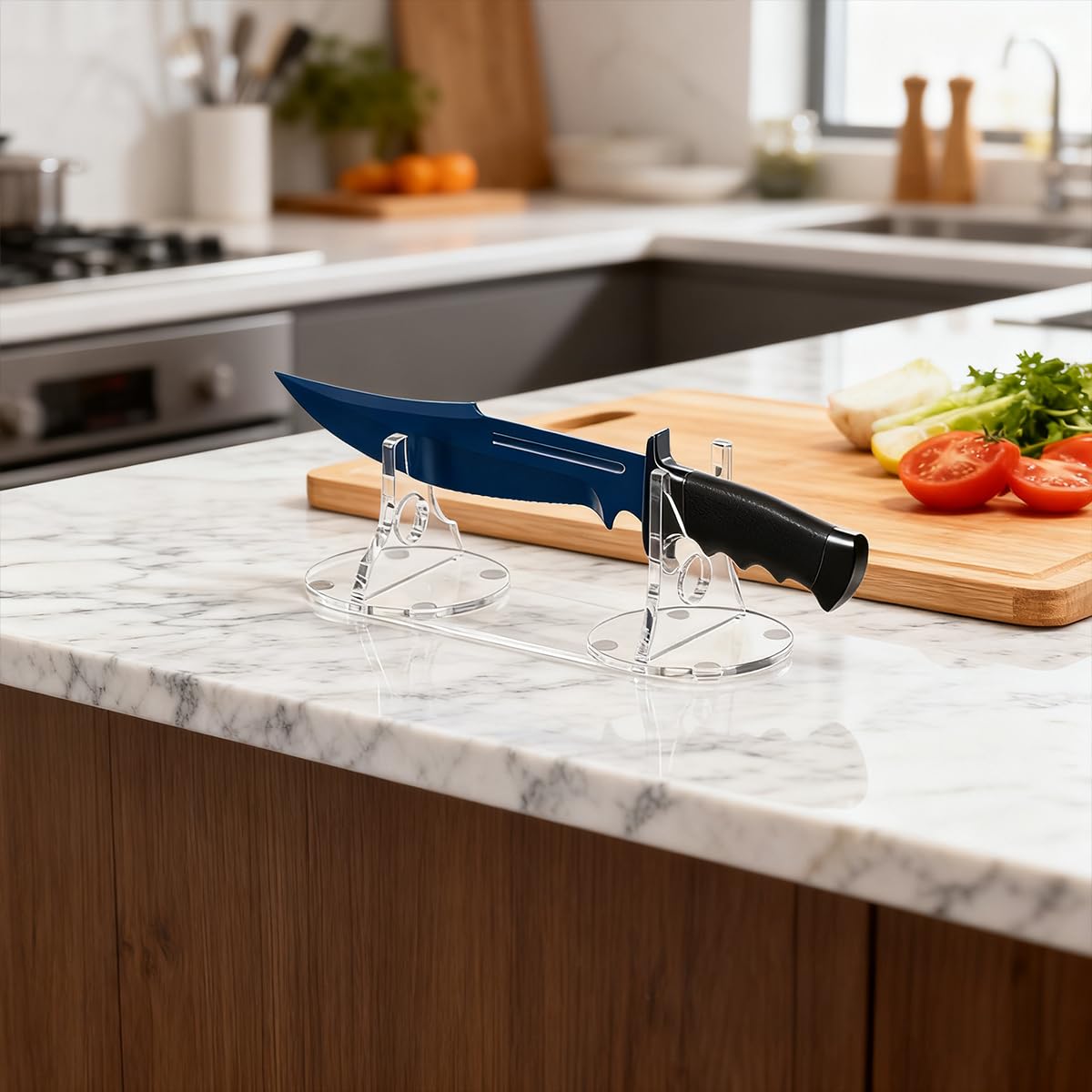 Clear Acrylic Knife Display Stand, Set of 2 – view 7